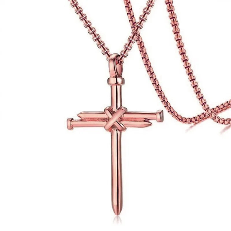 Pendentif Croix Clou - vue 5