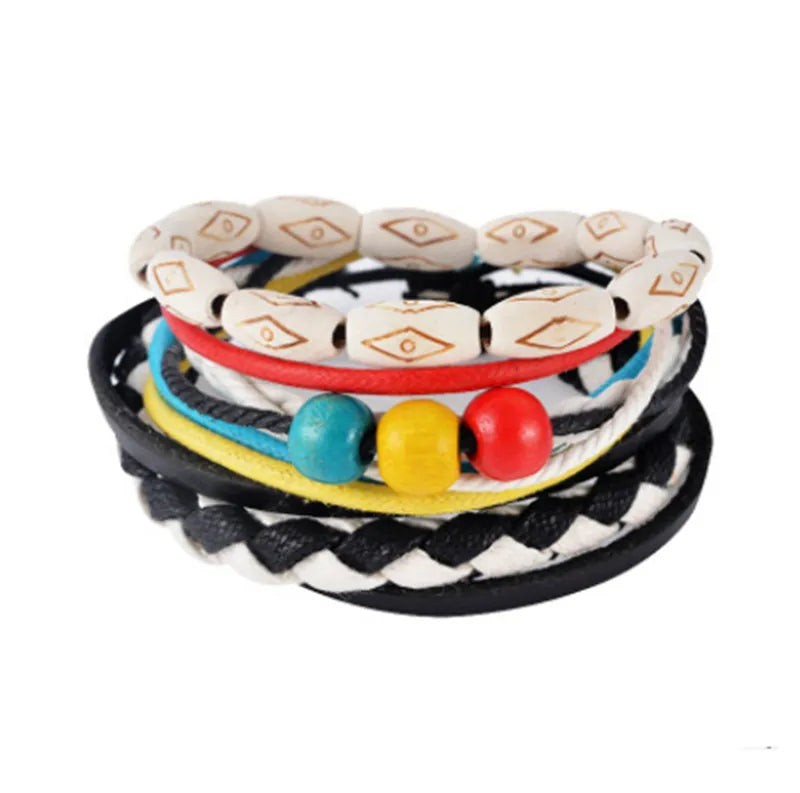 Bracelet cuir tressé - vue 3