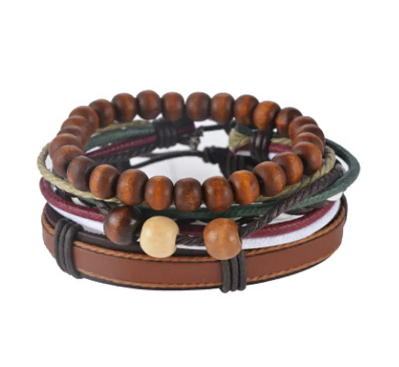 Bracelet cuir tressé - vue 2
