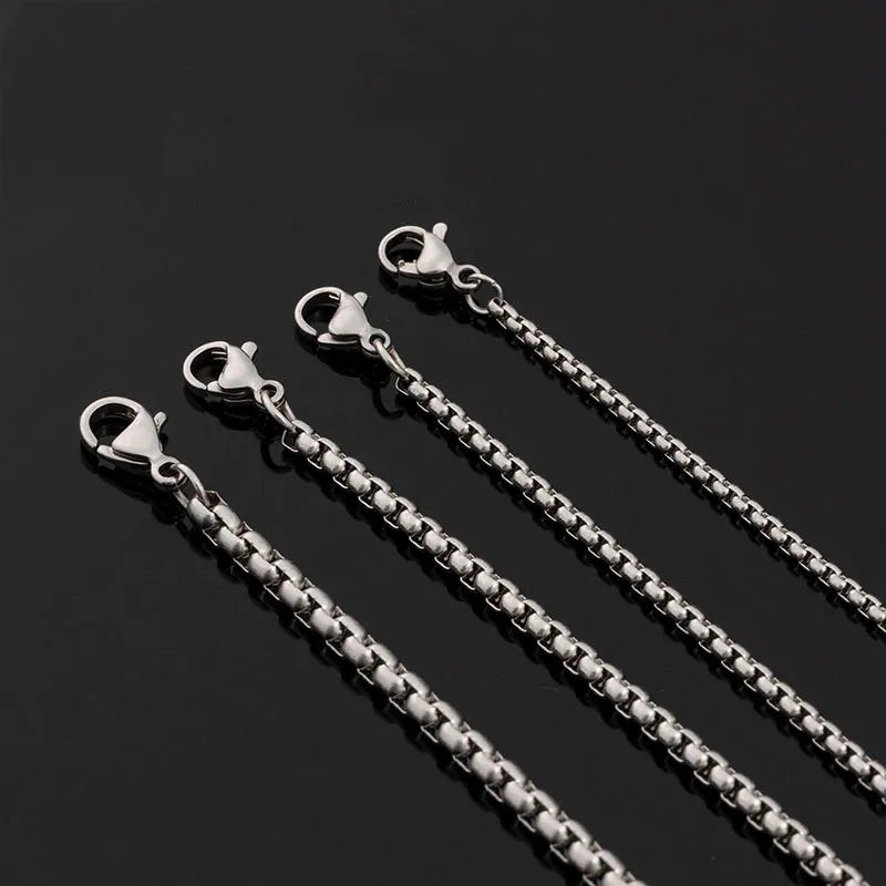 Collier perles carrées - vue 3